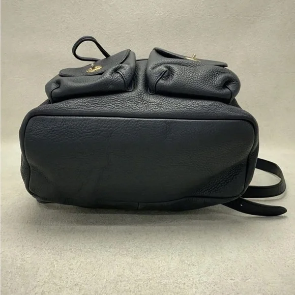Coach Billie Black Pebble Leather Backpack - Picture 4 of 6